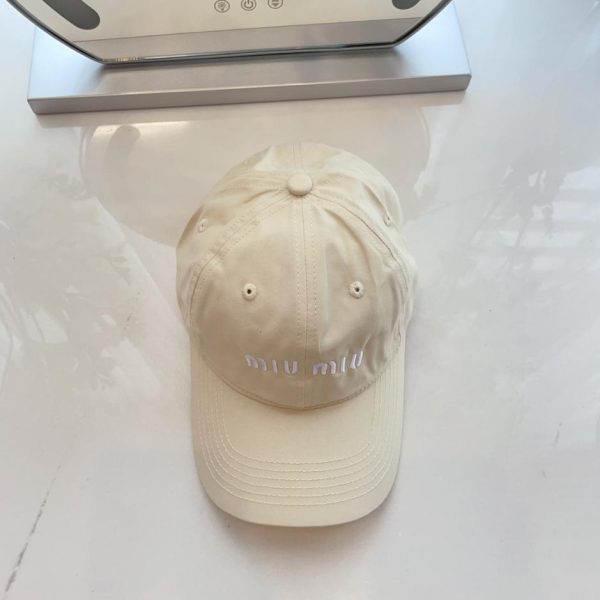 designer,replica,clothing,fake,1:1,lv,luxury,high quality MiuMiu new pure cotton embroidered baseball cap