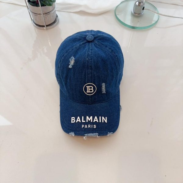 designer,replica,clothing,fake,1:1,lv,luxury,high quality BALMAIN Balmain 2024 spring and summer new baseball cap