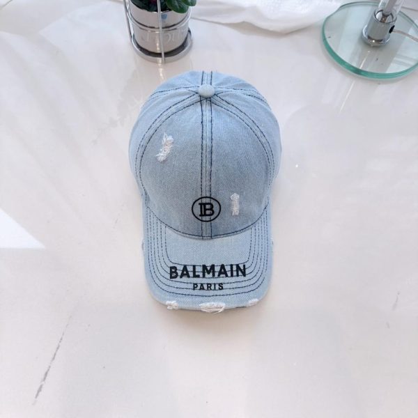 designer,replica,clothing,fake,1:1,lv,luxury,high quality BALMAIN Balmain 2024 spring and summer new baseball cap