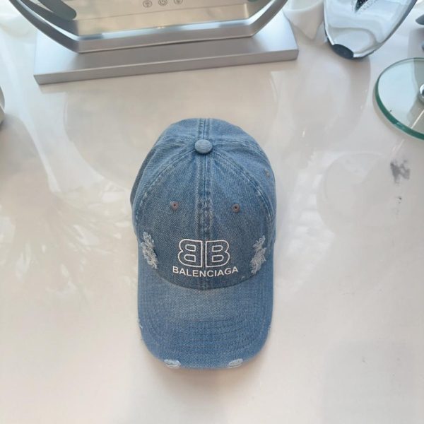 designer,replica,clothing,fake,1:1,lv,luxury,high quality Balenciaga denim baseball cap