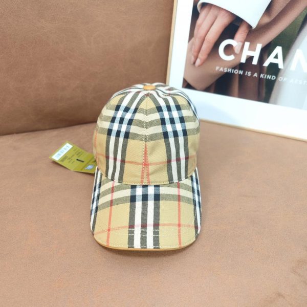 designer,replica,clothing,fake,1:1,lv,luxury,high quality Burberry high-fit checked cotton floral baseball cap