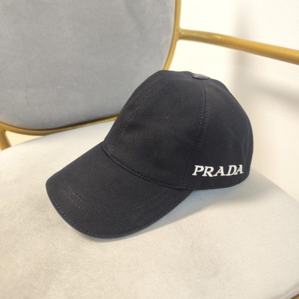designer,replica,clothing,fake,1:1,lv,luxury,high quality PRADA high version simple embroidered classic baseball cap