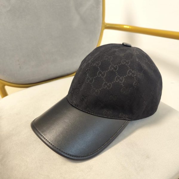 designer,replica,clothing,fake,1:1,lv,luxury,high quality GUCCI patchwork leather black floral baseball cap