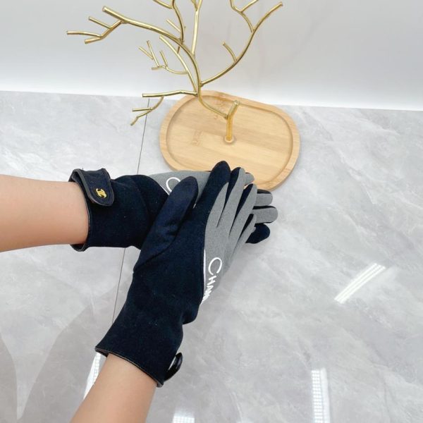 designer,replica,clothing,fake,1:1,lv,luxury,high quality Chanel wool gloves
