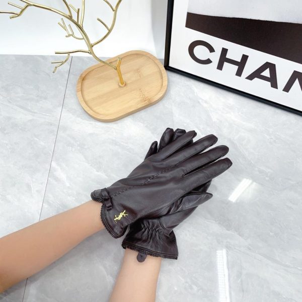 designer,replica,clothing,fake,1:1,lv,luxury,high quality Yves Saint Laurent [Top Quality] Women’s new sheepskin gloves with cashmere lining