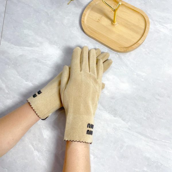 designer,replica,clothing,fake,1:1,lv,luxury,high quality Miumiu counter new wool gloves