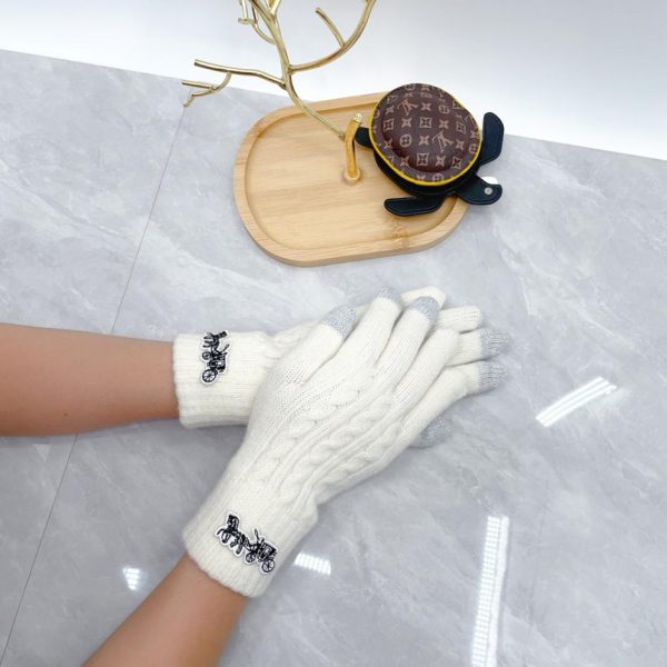 designer,replica,clothing,fake,1:1,lv,luxury,high quality Coach wool gloves