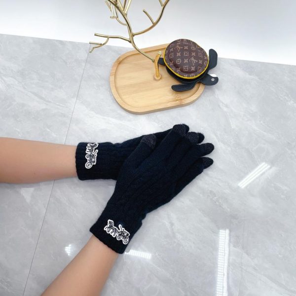 designer,replica,clothing,fake,1:1,lv,luxury,high quality Coach wool gloves