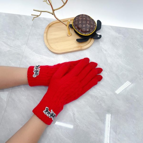 designer,replica,clothing,fake,1:1,lv,luxury,high quality Coach wool gloves