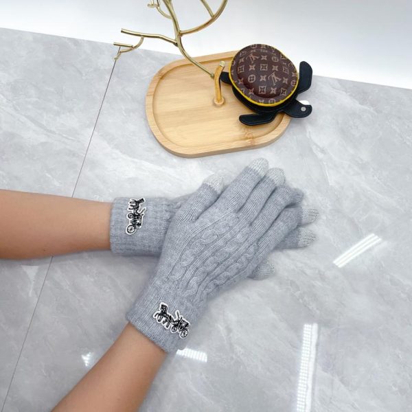 designer,replica,clothing,fake,1:1,lv,luxury,high quality Coach wool gloves
