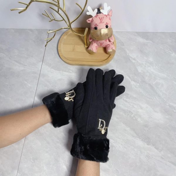 designer,replica,clothing,fake,1:1,lv,luxury,high quality Dior 2024 autumn and winter lazy rabbit hair wool gloves