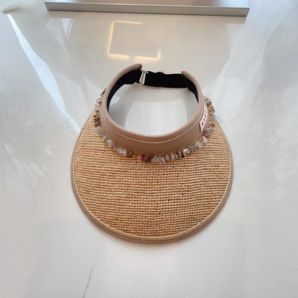 designer,replica,clothing,fake,1:1,lv,luxury,high quality MARNI new summer raffia hand hook hat