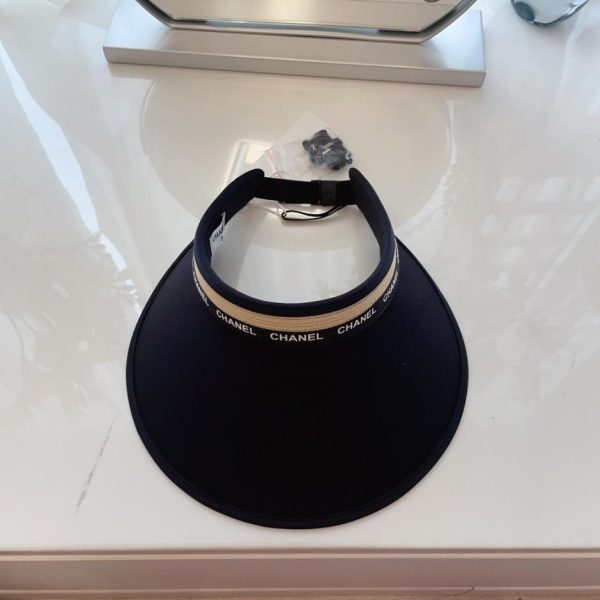 designer,replica,clothing,fake,1:1,lv,luxury,high quality Chanel sports style sunscreen empty top hat