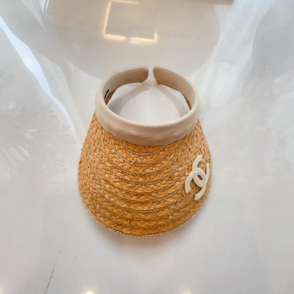 designer,replica,clothing,fake,1:1,lv,luxury,high quality Chanel new summer empty top hat