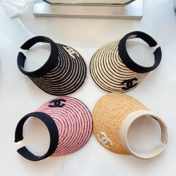 designer,replica,clothing,fake,1:1,lv,luxury,high quality Chanel new summer empty top hat