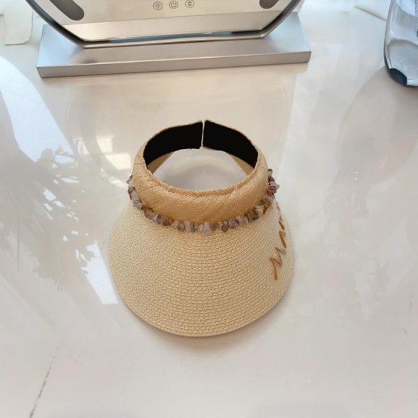 designer,replica,clothing,fake,1:1,lv,luxury,high quality Marni new hand hook letter empty top hat