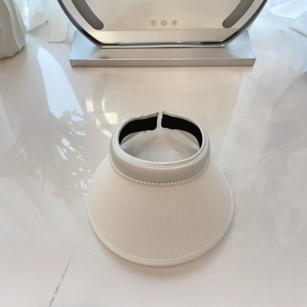 designer,replica,clothing,fake,1:1,lv,luxury,high quality MiuMiu new French pearl empty top hat