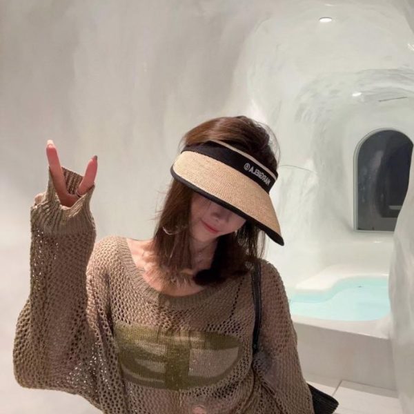 designer,replica,clothing,fake,1:1,lv,luxury,high quality Margiela M6 new straw visor