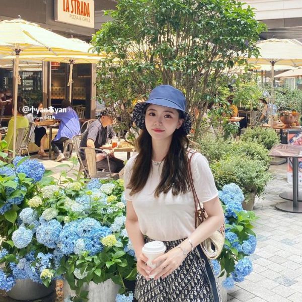 designer,replica,clothing,fake,1:1,lv,luxury,high quality Dior classic double-sided embroidery popular bucket hat