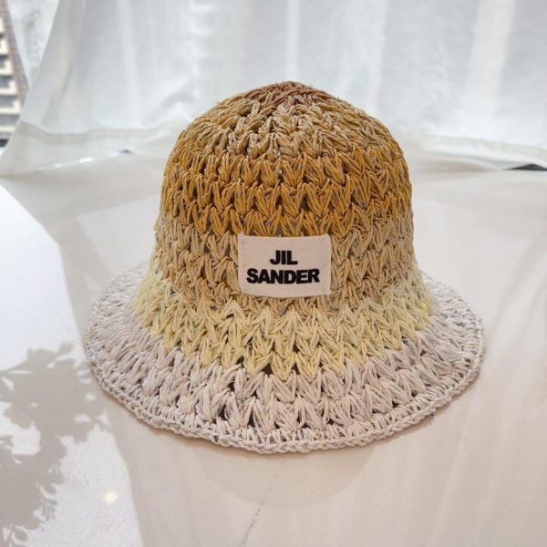 designer,replica,clothing,fake,1:1,lv,luxury,high quality Jil sander new gradient hand hook basin hat