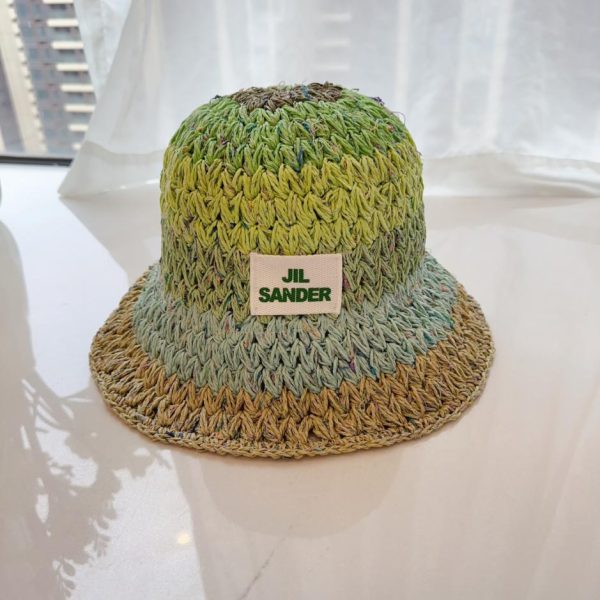 designer,replica,clothing,fake,1:1,lv,luxury,high quality Jil sander new gradient hand hook basin hat