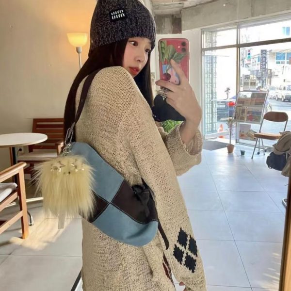 designer,replica,clothing,fake,1:1,lv,luxury,high quality MiuMiu new chenille fabric knitted hat