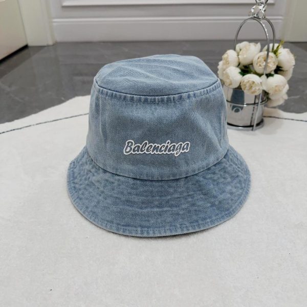 designer,replica,clothing,fake,1:1,lv,luxury,high quality Balenciaga new denim fisherman hat