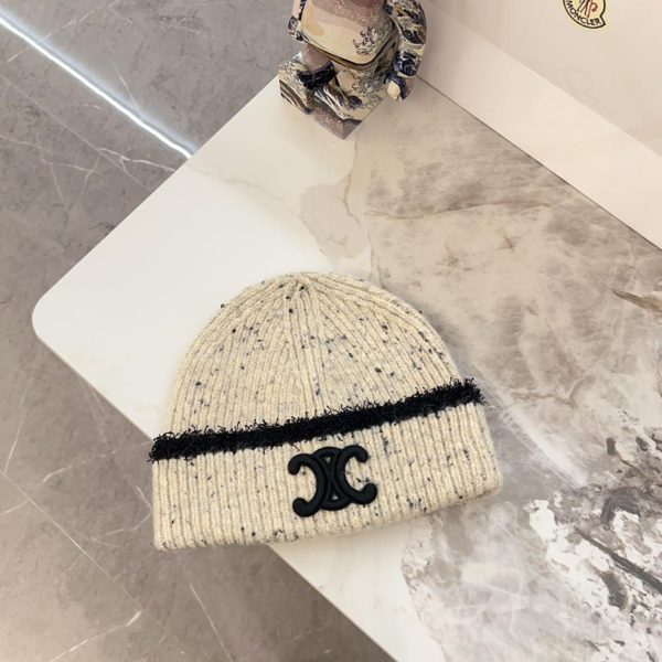 designer,replica,clothing,fake,1:1,lv,luxury,high quality Celine early autumn simple knitted wool hat
