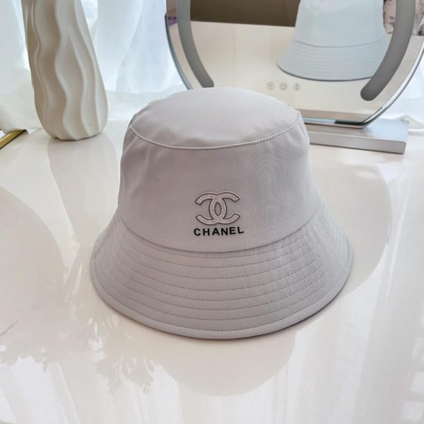 designer,replica,clothing,fake,1:1,lv,luxury,high quality Chanel summer sun protection bucket hat