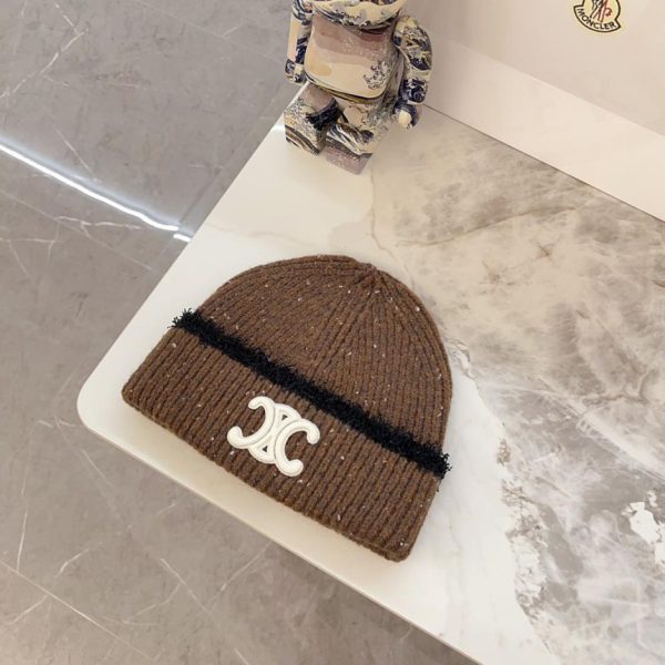 designer,replica,clothing,fake,1:1,lv,luxury,high quality Celine early autumn simple knitted wool hat