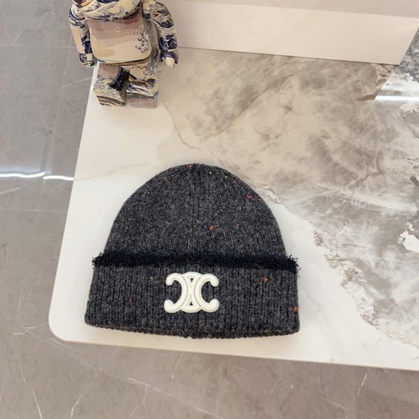 designer,replica,clothing,fake,1:1,lv,luxury,high quality Celine early autumn simple knitted wool hat