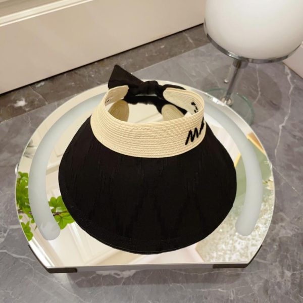 designer,replica,clothing,fake,1:1,lv,luxury,high quality Marni’s new straw cloth spliced 窶銀菊mpty top hat