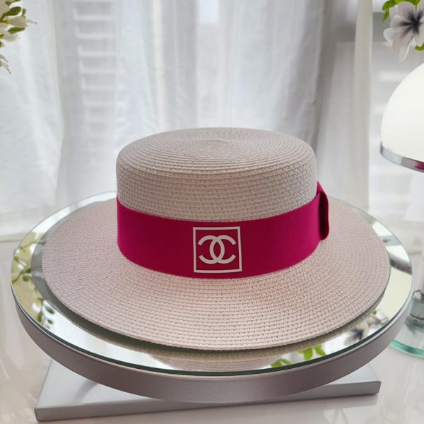 designer,replica,clothing,fake,1:1,lv,luxury,high quality Chanel new colorful webbing flat hat