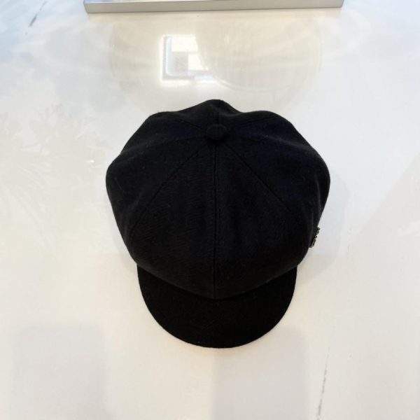 designer,replica,clothing,fake,1:1,lv,luxury,high quality Prada woolen octagonal peaked cap