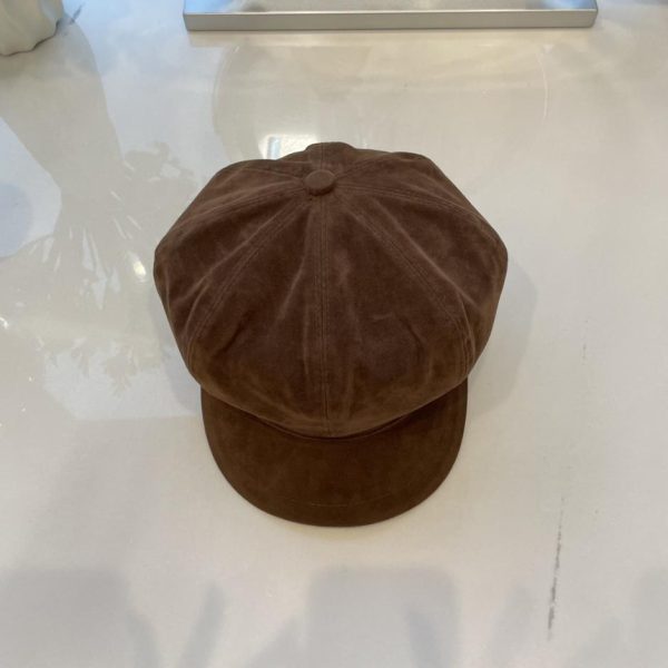 designer,replica,clothing,fake,1:1,lv,luxury,high quality Chanel nubuck suede octagonal beret
