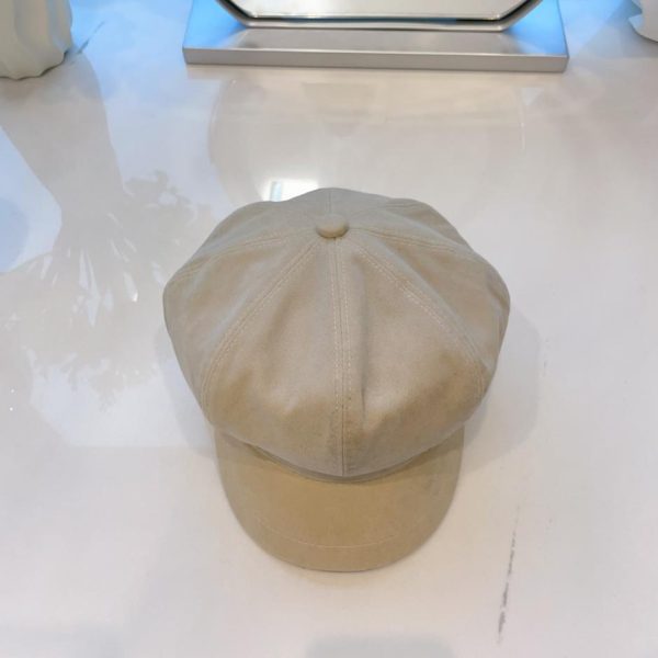 designer,replica,clothing,fake,1:1,lv,luxury,high quality Chanel nubuck suede octagonal beret