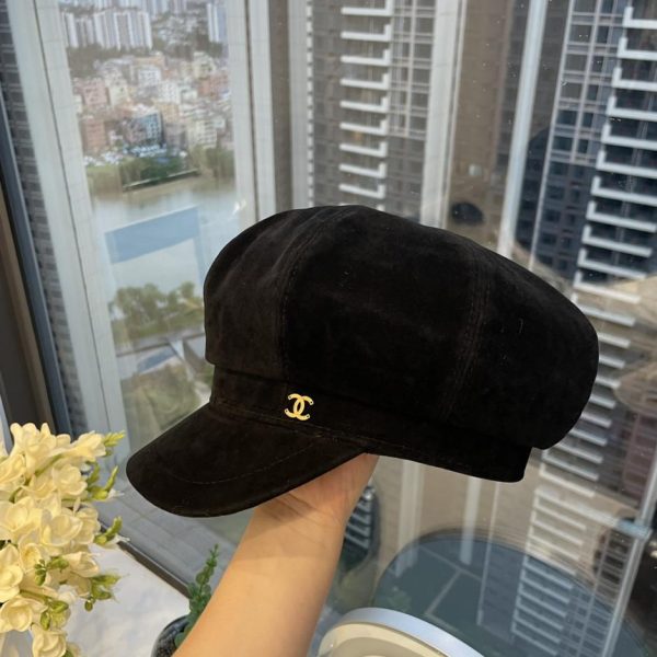 designer,replica,clothing,fake,1:1,lv,luxury,high quality Chanel nubuck suede octagonal beret
