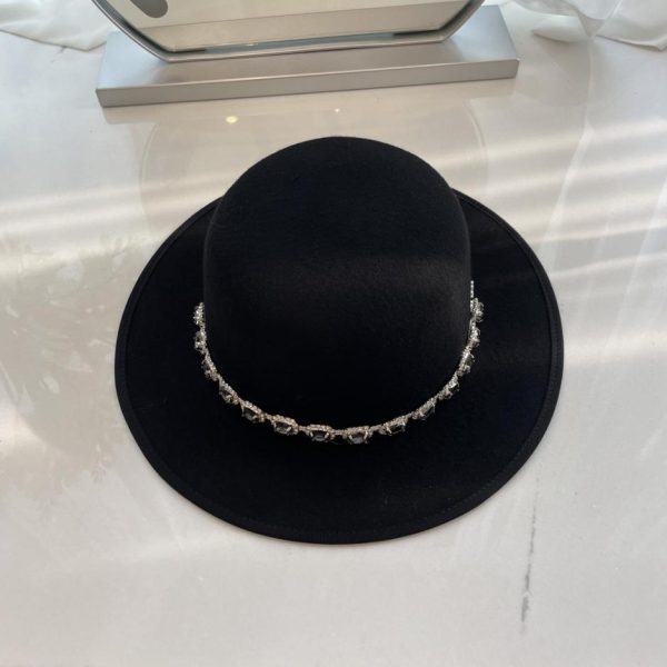 designer,replica,clothing,fake,1:1,lv,luxury,high quality Gucci new flat hat wool felt hat top hat