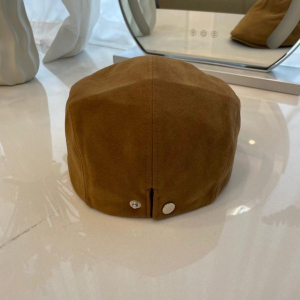 designer,replica,clothing,fake,1:1,lv,luxury,high quality Chanel autumn and winter new suede forward beret