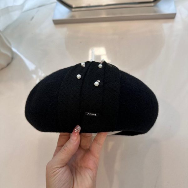 designer,replica,clothing,fake,1:1,lv,luxury,high quality CELINE high-end Australian fur beret