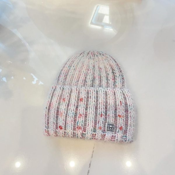 designer,replica,clothing,fake,1:1,lv,luxury,high quality Toteme new autumn and winter mixed color rabbit fur knitted hat