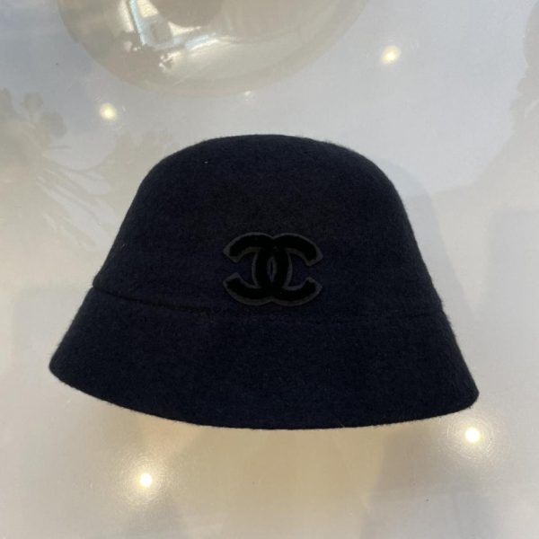 designer,replica,clothing,fake,1:1,lv,luxury,high quality Chanel new wool bucket hat small flat top bucket hat