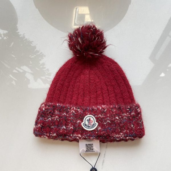 designer,replica,clothing,fake,1:1,lv,luxury,high quality Moncler autumn and winter new mixed color ball knitted hat