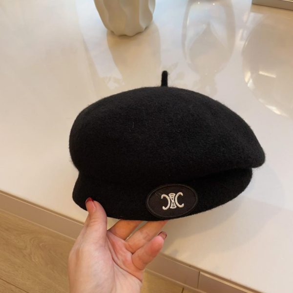 designer,replica,clothing,fake,1:1,lv,luxury,high quality CELINE new irregular wool beret