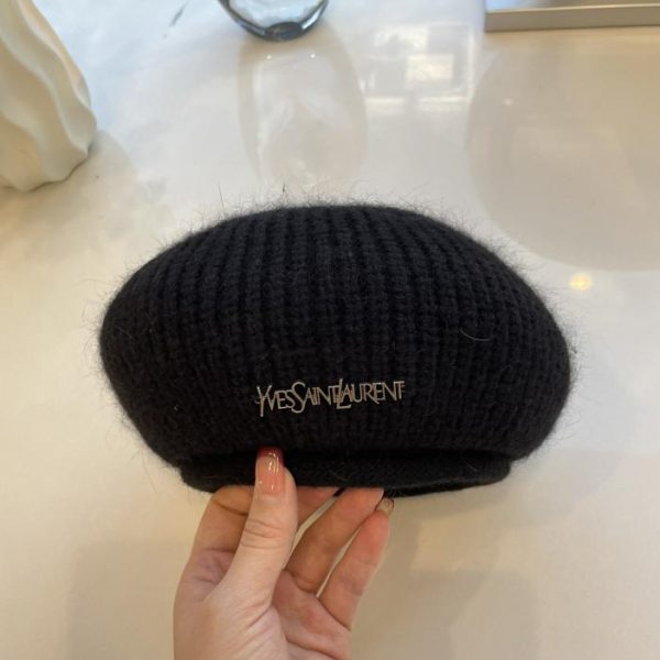 designer,replica,clothing,fake,1:1,lv,luxury,high quality YSL new knitted beret