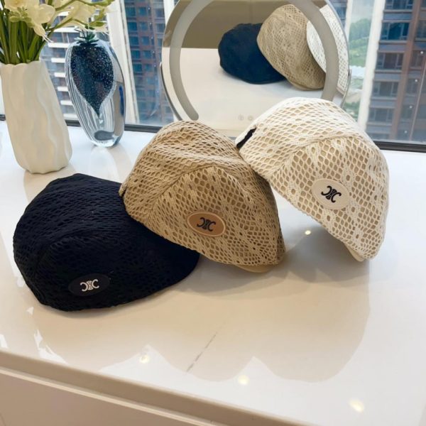 designer,replica,clothing,fake,1:1,lv,luxury,high quality CELINE new autumn and winter lace jacquard beret
