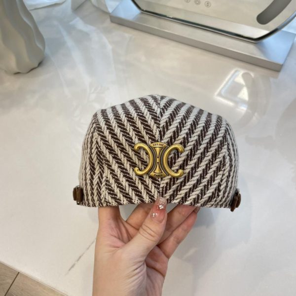 designer,replica,clothing,fake,1:1,lv,luxury,high quality CELINE new autumn and winter forward beret