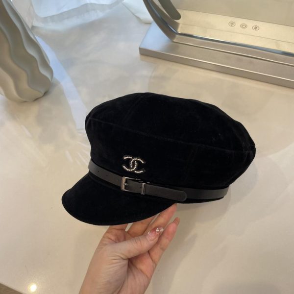 designer,replica,clothing,fake,1:1,lv,luxury,high quality Chanel new suede duck tongue beret