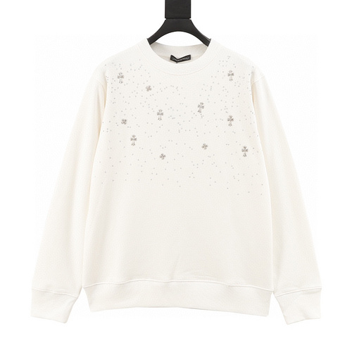 designer,replica,clothing,fake,1:1,lv,luxury,high quality Chrome Hearts hot diamond sweatshirt (0413)