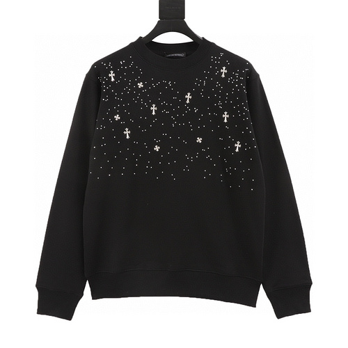 designer,replica,clothing,fake,1:1,lv,luxury,high quality Chrome Hearts hot diamond sweatshirt(3588)